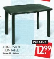 kunststof tuintafel