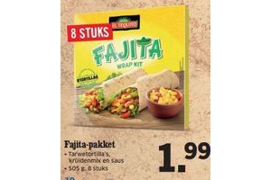 fajita pakket