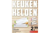 2 foliehouders