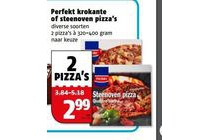 perfekt krokante of steenoven pizza s