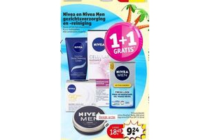 nivea en nivea men gezichtsverzorging en reiniging