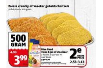 poiesz crunchy of sneeker gehaktschnitzels
