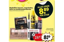 maybelline mascara oogschaduw liners en wenkbrauwproducten