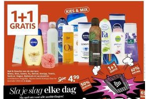 bad en douche van de merken nivea etos sanex fa dettol kneipp treets sanicur vogue balneum en accessoires combineren mogelijk
