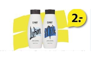 daily body lotion