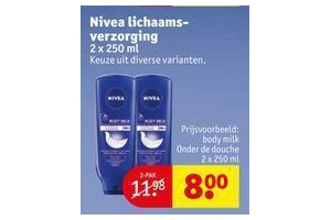 nivea lichaamsverzorging 2 pak