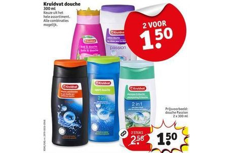 kruitvat douche