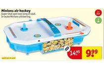 minions air hockey