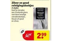 zilver en goud reinigingsdoekjes
