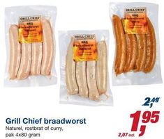 grill chief braadworst