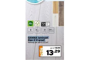 gamma laminaat elan 2 v groef