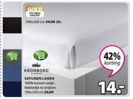 satijnen laken