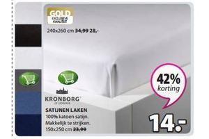 satijnen laken