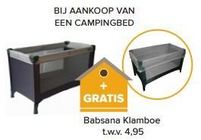 campingbed klamboe