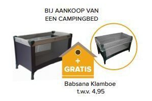 campingbed klamboe