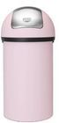 brabantia push bin prullenbak 60 l mineral pink