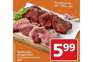 rundersteak of pepersteak