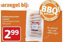 barbecueworsten naturel