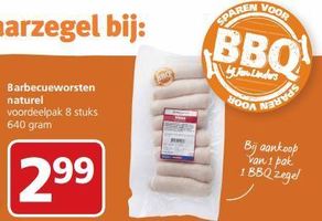 barbecueworsten naturel