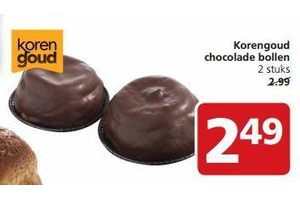 korengoud chocolade bollen