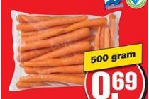nieuwe oogst hollandse wortelen