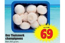 ons thuismerk champignons