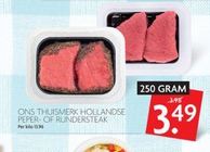 hollandse peper of rundersteak