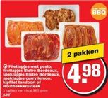 filet en speklapjes kipfilet of houthakkerssteak