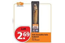 gijs gerookte hele makreel