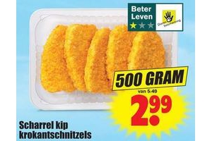 scharrel kip krokantschnitzels