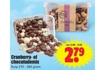 cranberry of chocolademix