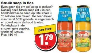 struik soep in fles