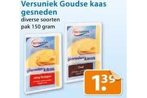 versuniek goudse kaas gesneden