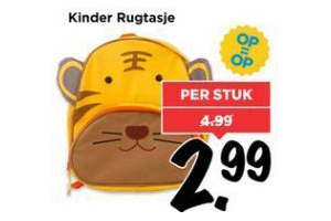 kinder rugtasje