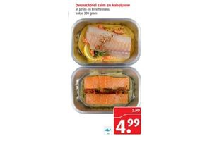 ovenschotel zalm en kabeljauw