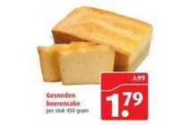 gesneden boerencake
