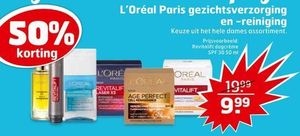 l oreal paris gezichtsverzorging en reiniging