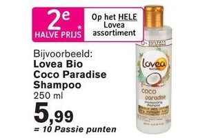 lovea bio coco paradise shampoo