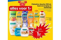 palmolive douche 250 ml haarverzorging en handzeep