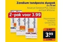 zendium tandpasta duopak