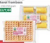 sneeuwwafel of cakerol framboos