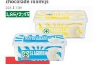 banketbakkers slagroomijs banketbakkers vanille roomijs of chocolade roomijs