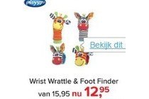 wrist wrattle en foot finder