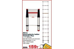 altrex telescopische ladder telelogic plus