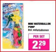 mini waterballon pomp