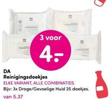 da reinigingsdoekjes