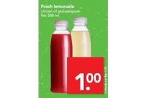 fresh lemonade