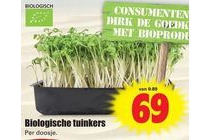biologische tuinkers