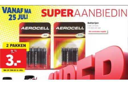 aerocell batterijen