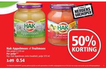 hak appelmoes of fruitmoes